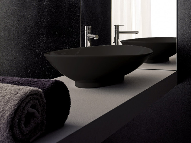 Раковина накладная Scarabeo THIN-LINE 8045/35