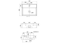 Раковина накладная/ подвесная Scarabeo TEOREMA 2.0 5111/SEM