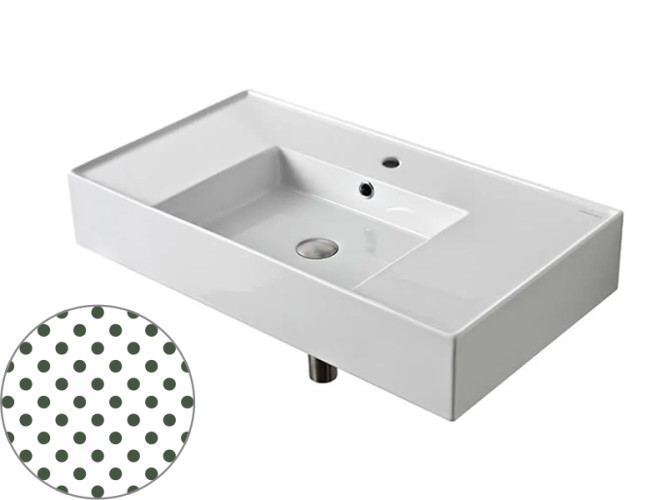 Раковина накладная/ подвесная Scarabeo TEOREMA 2.0 5123/SEV