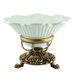 Mыльница настольная, керамика/бронза Migliore Elisabetta