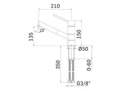Смеситель для кухни MAMOLI PROGRAMMA CUCINA 7210000000GP
