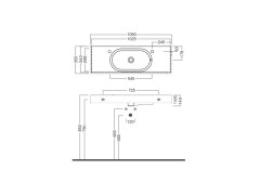 Раковина подвесная HATRIA AREA Y0Q901