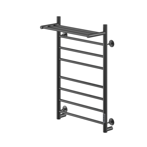 Полотенцесушитель Электрич.кабельный Ника WAY-2 80/50 RAL9005 черный матовый U