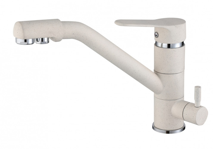 15001-F1 Смес. для кухни под филт. низ. (МОЛ. БЕЛ.) ViEiR (10/1шт)