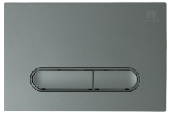 Кнопка для инсталляции с ПЛОСК. клав. (ГРАФИТ)  GANZER  (24/1шт)