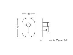 Смеситель для душа CRISTINA UNIX UX68928