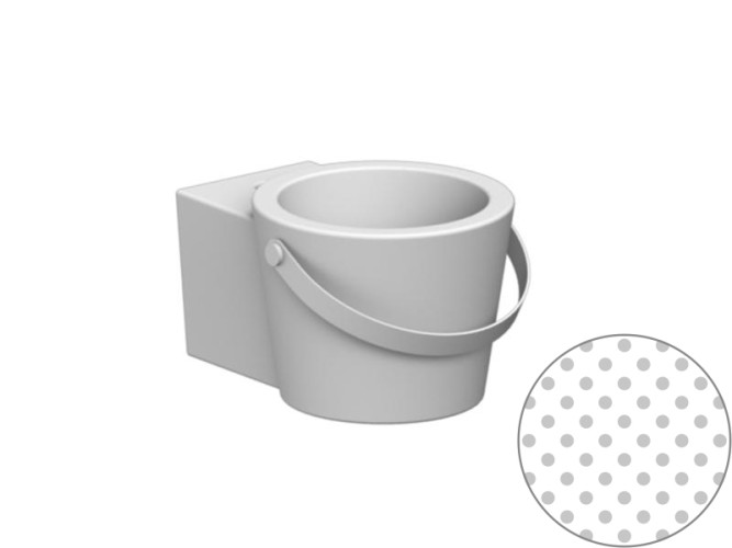 Раковина накладная или подвесная Scarabeo BUCKET 8804BS/SENT