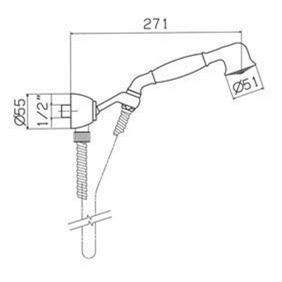 Душевой гарнитур MAMOLI COUNTRY FT110001