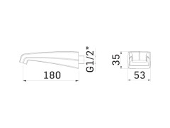 Излив MAMOLI GIO PONTI 251500000021