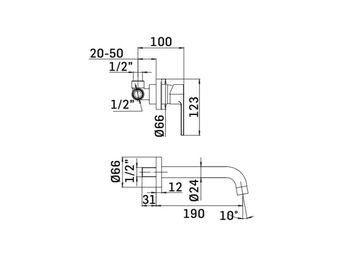 Смеситель для раковины MAMOLI ACQUACHIARA 40670000N121