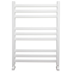 Полотенцесушитель Ника MODERN ЛМ-6 80/50 RAL9016 белый матовый с вентилями (комплект люкс)(-)