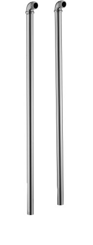 Эксцентрики из пола 77см для смес. (ХРОМ) GANZER