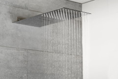 AQG, консольная душевая головка FLOWС2 50x25 см, 2 режима: дождь и каскад, цвет хром