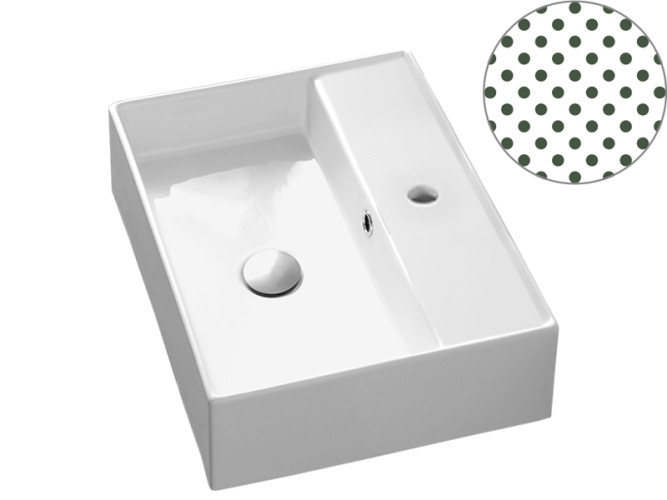 Раковина накладная/ подвесная Scarabeo TEOREMA 2.0 5111/SEV