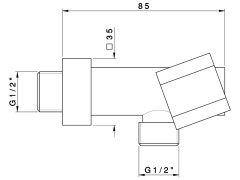 Держатель для душа NICOLAZZI VINCENT 5690CR