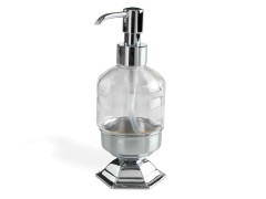 Stil Haus Marte, настольный стеклянный дозатор, цвет хром