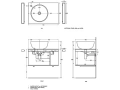 Столешница CIELO Multiplo MUPI70