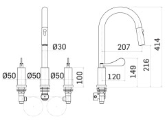 Смеситель для кухни MAMOLI PAOLA&amp;THEBATHROOM 752707560C01