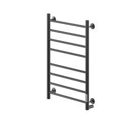 Полотенцесушитель Электрич.кабельный Ника WAY-2 80/50 RAL9005 черный матовый правый тэн