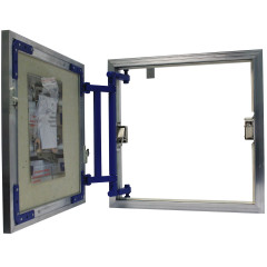 Люк под плитку Люкер AL-KR 40/25 (в/ш) размер дверцы 35/20