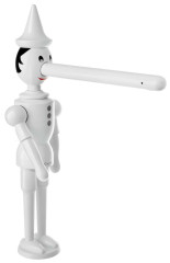 Emmevi Pinocchio, двухрычажный кухонный смеситель (излив 20,6 см), без донного клапана, цвет белый