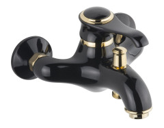 Emmevi Tiffany, однорычажный смеситель для ванны (излив 22,5 см), без набора для душа, цвет черный-з