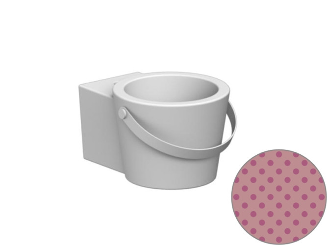 Раковина накладная или подвесная Scarabeo BUCKET 8804BS/SER