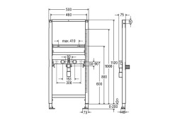Инсталляция для раковины VIEGA PREVISTA DRY 776183