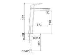 Смеситель для раковины MAMOLI SPARTACO 492600009001