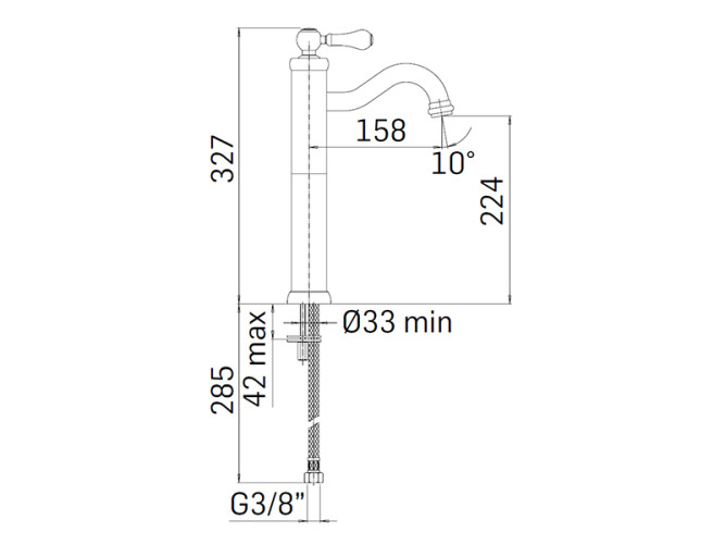 Смеситель для раковины MAMOLI COUNTRY 42960000000P