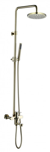 06061-Е Душевой релинг ЗОЛОТО   GANZER  (4/1шт)