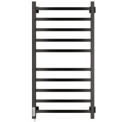 Полотенцесушитель Электрич.кабельный Ника STEP-1 100/50 RAL9005 черный матовый левый тэн