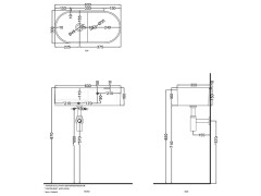 Раковина накладная/ подвесная CIELO LES PETITES LPLAO60 AM