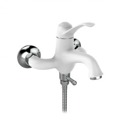 413531-F Смеситель од. для ванны кор. (БЕЛЫЙ) ViEiR (8/1шт)