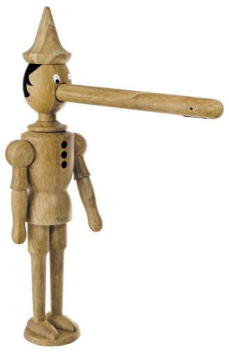 Emmevi Pinocchio, двухрычажный кухонный смеситель (излив 20,6 см), без донного клапана, цвет дерево