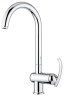 Emmevi Ramses, кухонный смеситель с поворотным изливом, цвет хром