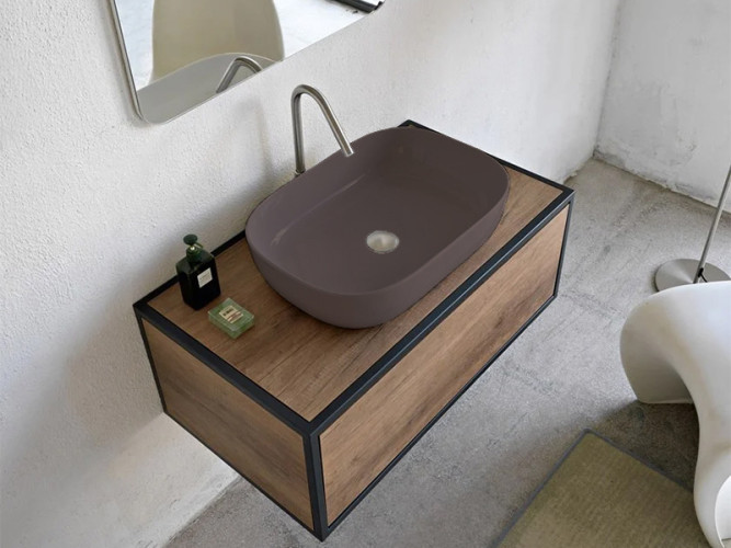 Раковина накладная Scarabeo GLAM 1804/53