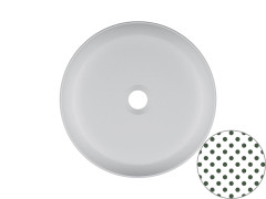 Раковина накладная Scarabeo GLAM 1807/SEV