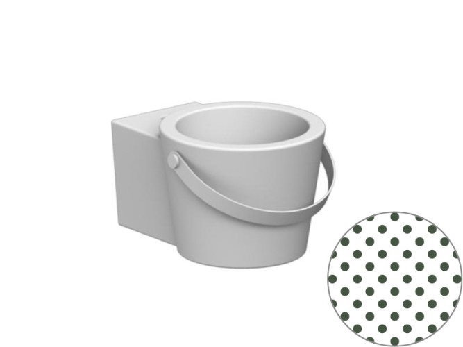 Раковина накладная или подвесная Scarabeo BUCKET 8804BS/SEV