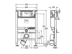 Инсталляция для унитаза VIEGA PREVISTA DRY 772017