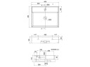 Раковина накладная/ подвесная Scarabeo TEOREMA 2.0 5105/SEM