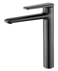 02112-Q Смеситель од. для раковины-чаши (ГРАФИТ) GANZER (10/1шт)