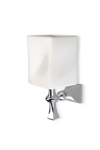 Stil Haus Prisma, настенный керамический стакан, цвет бронза - белая керамика