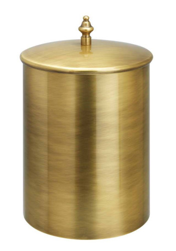 Stil Haus, круглое ведро с крышкой, ручка от коллекции Prisma, цвет бронза