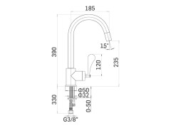 Смеситель для кухни MAMOLI PAOLA&amp;THEBATHROOM 794700000C01