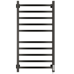 Полотенцесушитель Электрич.кабельный Ника STEP-1 100/50 RAL9005 черный матовый правый тэн