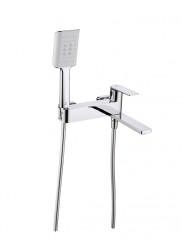 07132 Смеситель од. для ванны кор. (ХРОМ)  GANZER  (8/1шт)