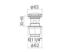 Донный клапан MAMOLI SPARTACO 4430051