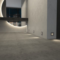 Встраиваемая LED подсветка (серебряный матовый) W1154165