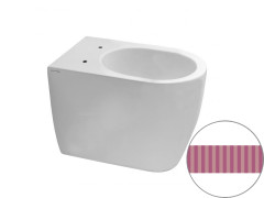 Унитаз напольный безободковый Scarabeo MOON 5522/CL/RRR